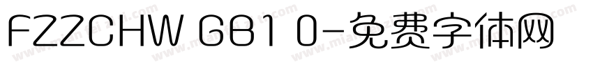 FZZCHW GB1 0字体转换